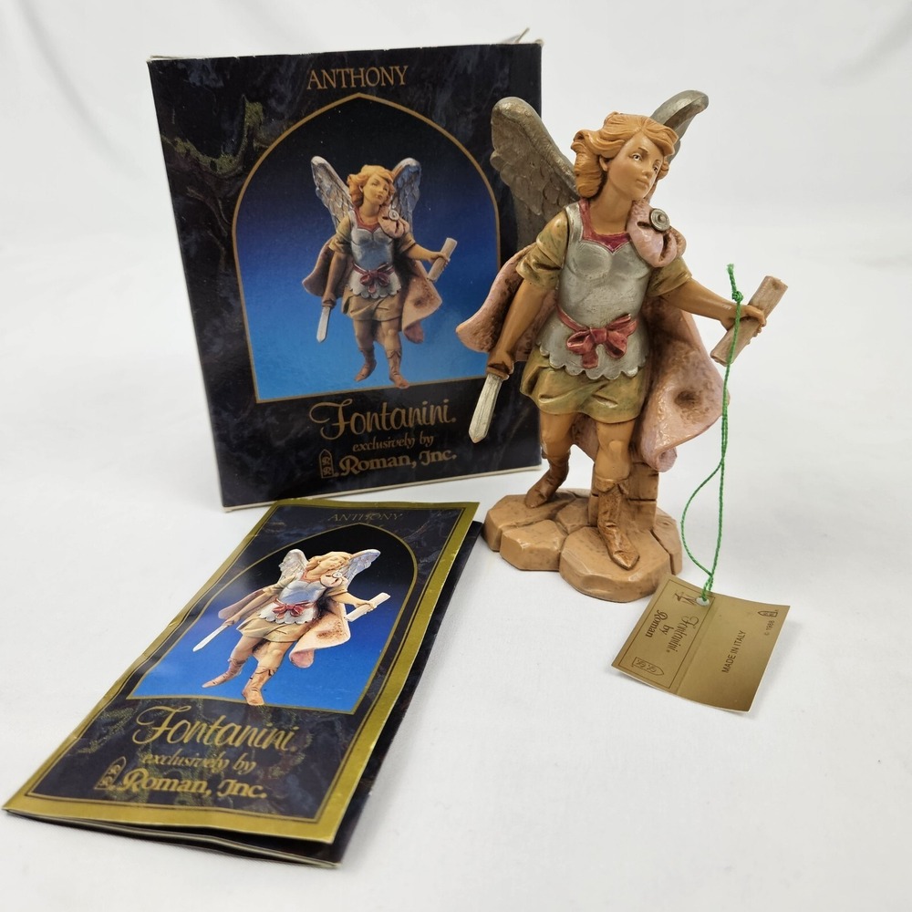 Fontanini Nativity Angel Anthony Figurine '97 Italy w/ Box Heirloom Vintage